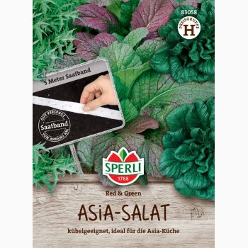 Asia-Salat Red & Green og Pak Choi, fr Sbnd