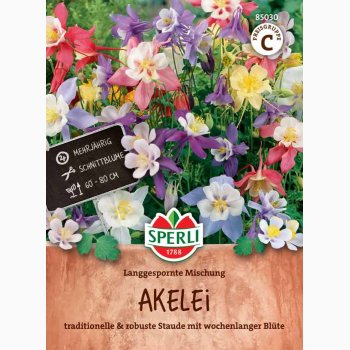 Akeleje � Aquilegia caerulea �Langsporet mix� � Fr�