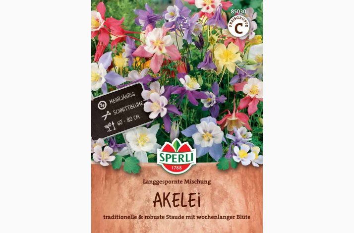 Akeleje � Aquilegia caerulea �Langsporet mix� � Fr�