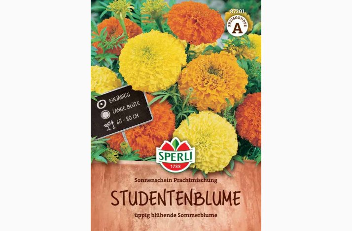 Fljlsblomst fr Sunshine Splendor Mix, tagetes
