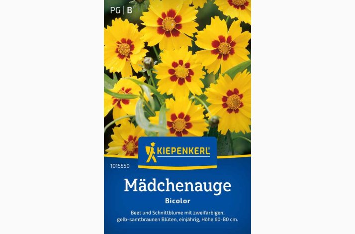 Coreopsis tinctoria pigeje tofarvet Sknhedsje - Mdchenauge Bicolor  