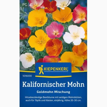 Eschscholzia californica Californisk Guldvalmue blanding - Kalifornischer Mohn Goldmohn