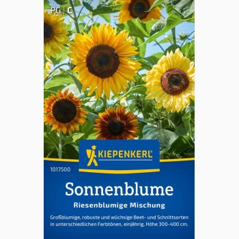 K�mpe Solsikke � Helianthus annuus �Riesenblumige� miks � Fr�