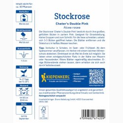 Stockrose 'Chaters Double Pink' -Stokrose