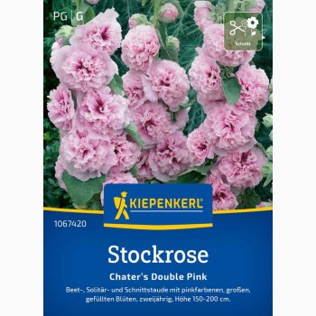 Stockrose 'Chaters Double Pink' -Stokrose