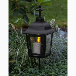 LED Stearinlys - Udendrs Lys med Automatisk tnding / gravlys - Sensorfunktion