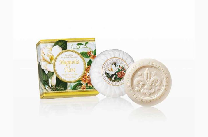 Vegetabilsk Magnolia og Tiare sbe 100 G - Saponificio Artigianale Fiorentino