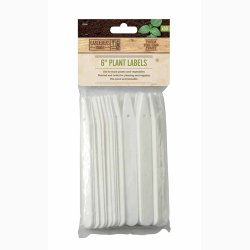 Planteetiketter, hvide 15 cm - 50 stk i posen