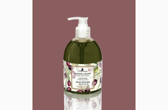 Flydende Hnd-krop og ansigtssbe  - Olivenolie- 500 ml - Florinda