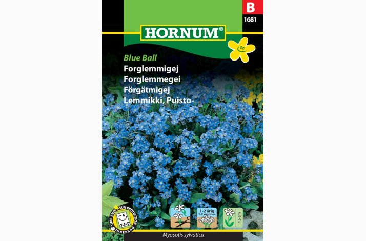 Forglemmigej � Myosotis sylvatica �Blue Ball� � Fr� (min. 200 stk.)