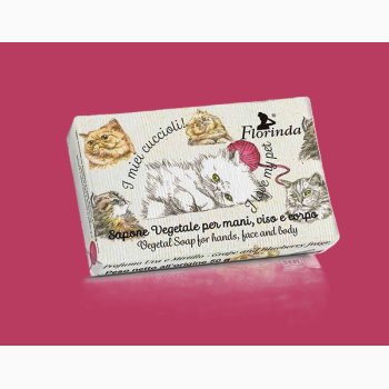 Hndsbe 50 G - Persian cats - Perser katte ( I love my pet) med Duft af druer og blbr - Florinda