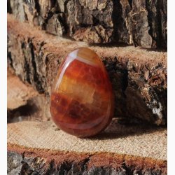 Ild Agat drbe krystal vedhng