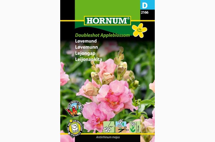 L�vemund � Antirrhinum majus �Doubleshot Appleblossom� � Fr� (min. 20 stk.)
