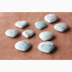 Aragonite Hjerte krystal bl - stk. pris (fra 2,9 til 3,7 cm)