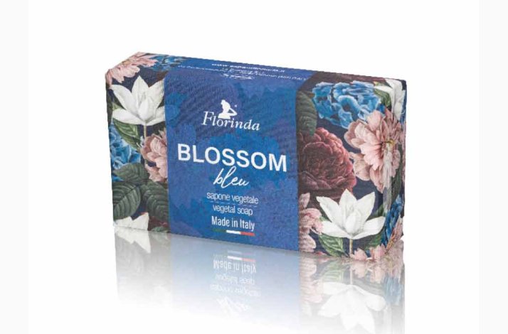 Hndsbe 100 G - Bleu/Bl - Blossom duft af eukalyptus-, mynte, cyclamen, lliljekonval og rose