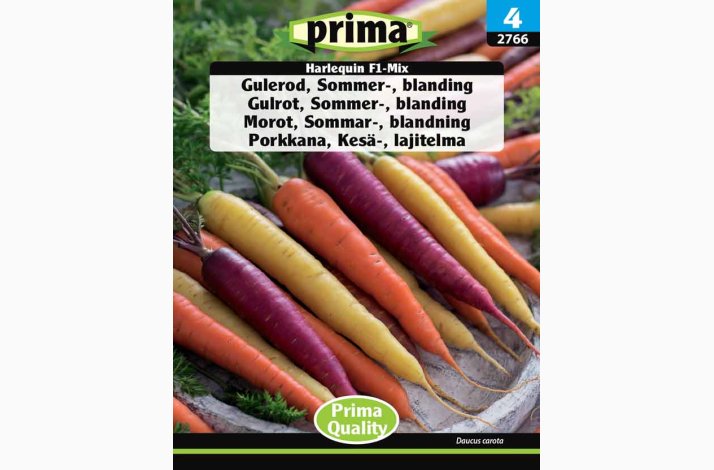 Gulerod, Sommer-, Harlequin F1-Mix (P) (min. 250 fr)