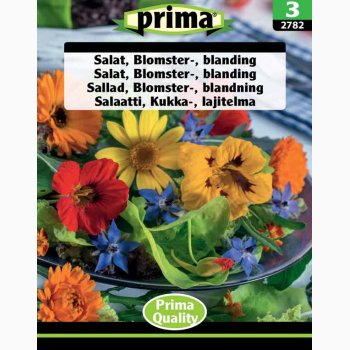 Spiselige blomster - Blomsterblanding (P), Salat (min. 120 fr)