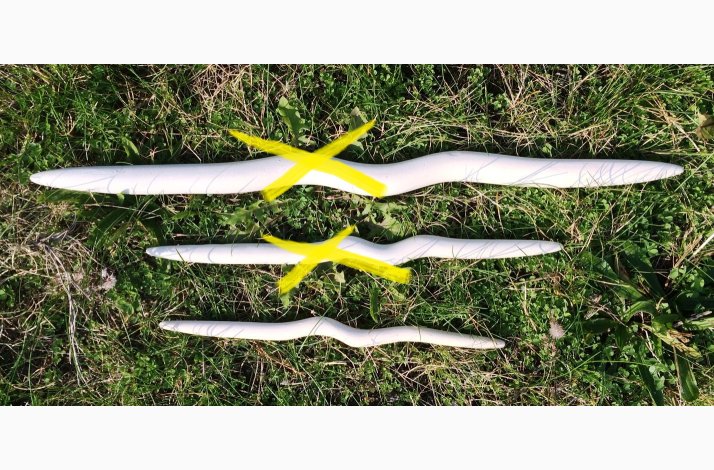 Paddehatte pinde l�ngde 24 cm