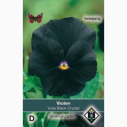 VIOLA x Wittrockiana Black Crystal - Stedmoderblomst (ca. 200 fr)