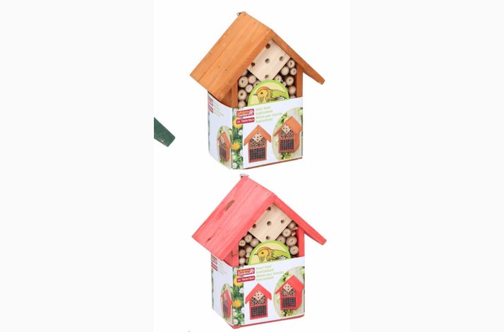 Insekthotel i Tr 16 x 9 x 19 cm, vlg