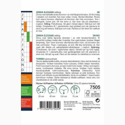 Zinnia elegans Peaches and Cream - Frkenhat (min. 30 fr)