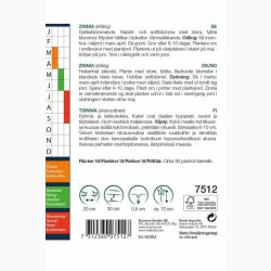 Zinnia elegans Dahlia - Frkenhat (ca. 80 fr)