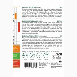 kologiske fr Basilikum, KRAV rdbladet (min. 35 fr)