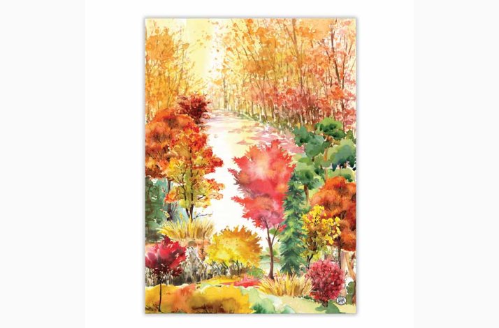 Viskestykke ORCHARD BREEZE  Michel Design Works