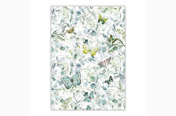Viskestykke &#129419; BUTTERFLY FIELDS - Sommerfugle - Michel Design Works