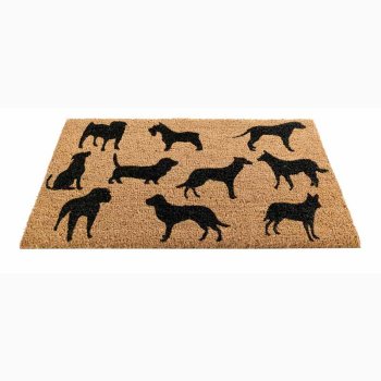 Drmtte med hundemotiver 75*45 cm