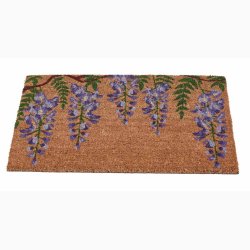 &#127800; Drmtte med Blregn  Et strejf af forr ved dren 75*45 cm