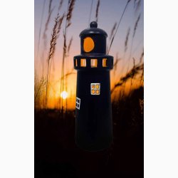 Solcelle Blt fyrtrn i keramik. H: 32 cm