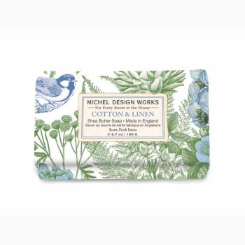 Hndsbe  COTTON & LINEN (190 G), Triple Milled (tredobbelt malet) - Michel Design Works