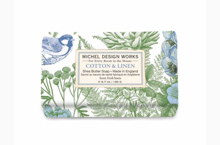Hndsbe  COTTON &amp; LINEN (190 G), Triple Milled (tredobbelt malet) - Michel Design Works