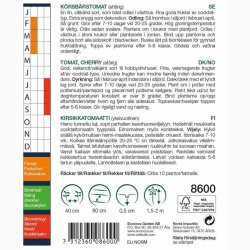 Tomatfr� TOMAT, CHERRY Supersweet 100F1