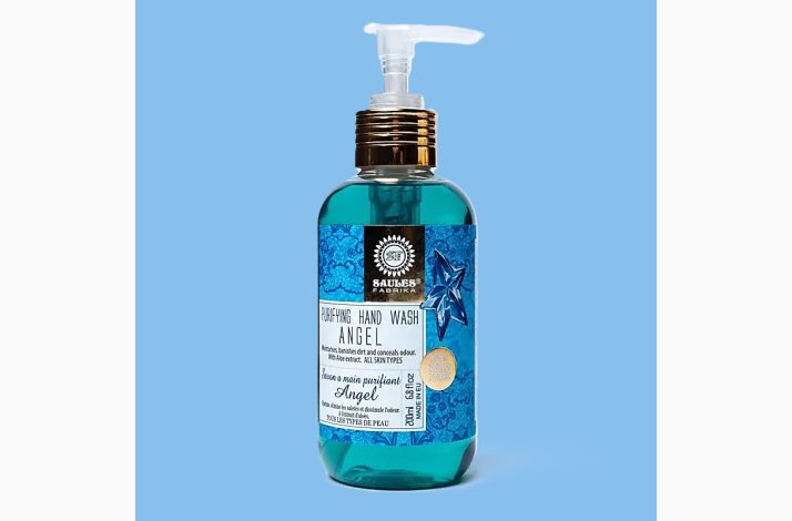 Flydende hndsbe Angel, 200 ml, vanilje, bomuld, sandeltr, fersken, rose, bergamot og jasmin mm.