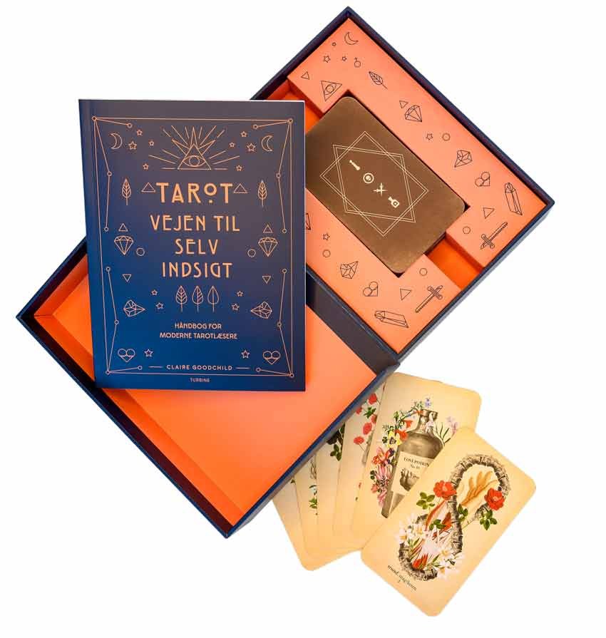 Tarotkort dansk - Tarot - Vejen til selvindsigt (tarotkort/håndbog dansk) af Claire Goodchild - Tarotkort - Frøtorvet
