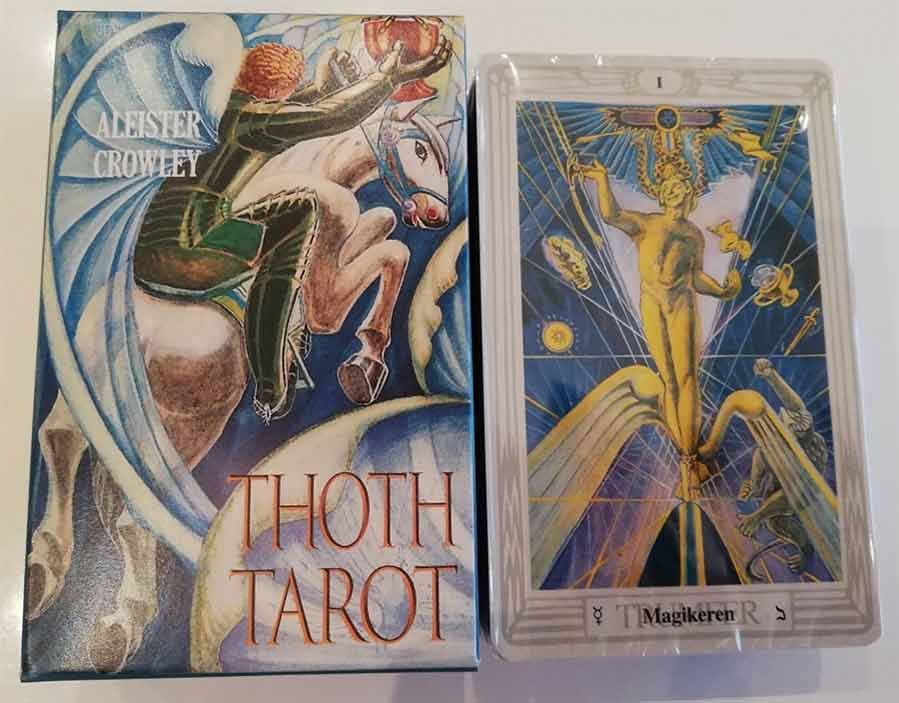 Tarotkort på dansk Aleister Crowley Thoth Tarot Standard Tarotkort - Frøtorvet ApS