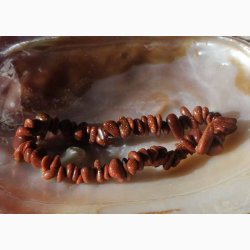 Armbnd med Guldsten chip - Krystal armbnd