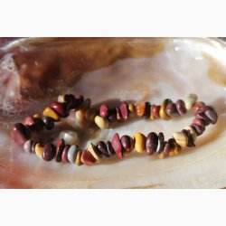 Armbnd med Jaspis mookaite chip - Krystal armbnd