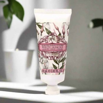White Jasmine Luxury Hand Cream  Hndcreme  60 ml, Jasmin - The Somerset Toiletry Co.