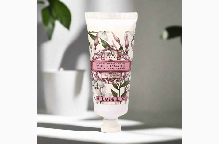 White Jasmine Luxury Hand Cream  Hndcreme  60 ml, Jasmin - The Somerset Toiletry Co.