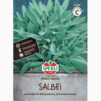 Almindelig Salvie � Salvia officinalis �Sperli�s Allerlei� � Fr� (r�kker til ca. 60 planter)