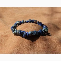 Armbnd Lapis Lazuli chip - Krystal armbnd