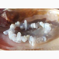 Armbnd med Blue Lace chip - Krystal armbnd