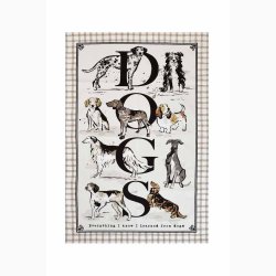 Country Dogs Viskestykke i Brun � Ulster Weavers