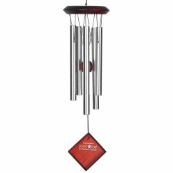 Vindklokke Woodstock Chimes of Mars Slvfarvet 43,2 cm hj