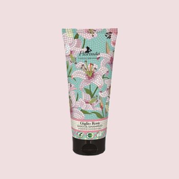 Mosaik SHAMPOO shower gel, Pink Lily - Lyserde liljer Mosaik 200 ml - Florinda