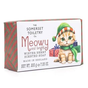 Fast h�nds�be � Meowy and Bright Winter Berry � 200 g  - Jule h�nds�be| The Somerset Toiletry Co.