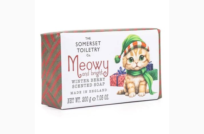 Fast h�nds�be � Meowy and Bright Winter Berry � 200 g  - Jule h�nds�be| The Somerset Toiletry Co.